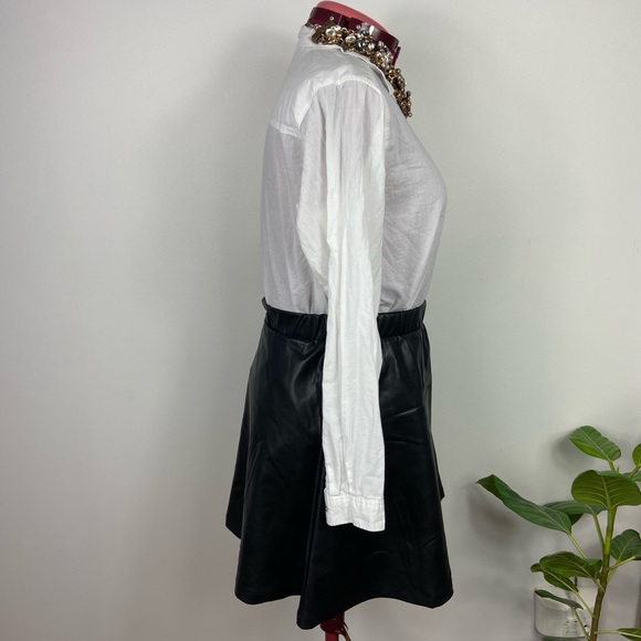 NWOT Rebel Rogue Faux Leather Mini Skirt - Picture 2 of 6